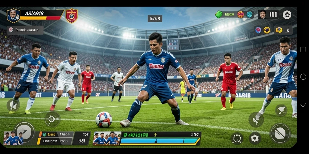 Tampilan utama gameplay <strong>ASIA918</strong> yang seru dan menegangkan saat bertanding.