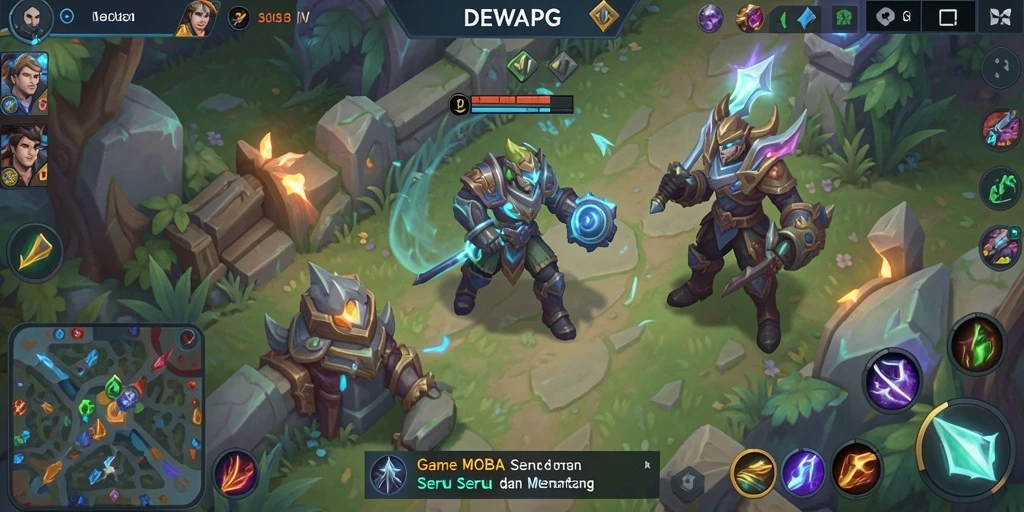 Tampilan gameplay DEWAPG yang intens dan menarik saat pertarungan berlangsung.
