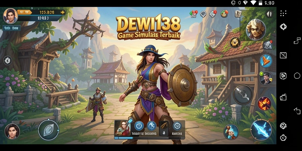 Tampilan gameplay DEWI138 yang memukau dengan grafis realistis.