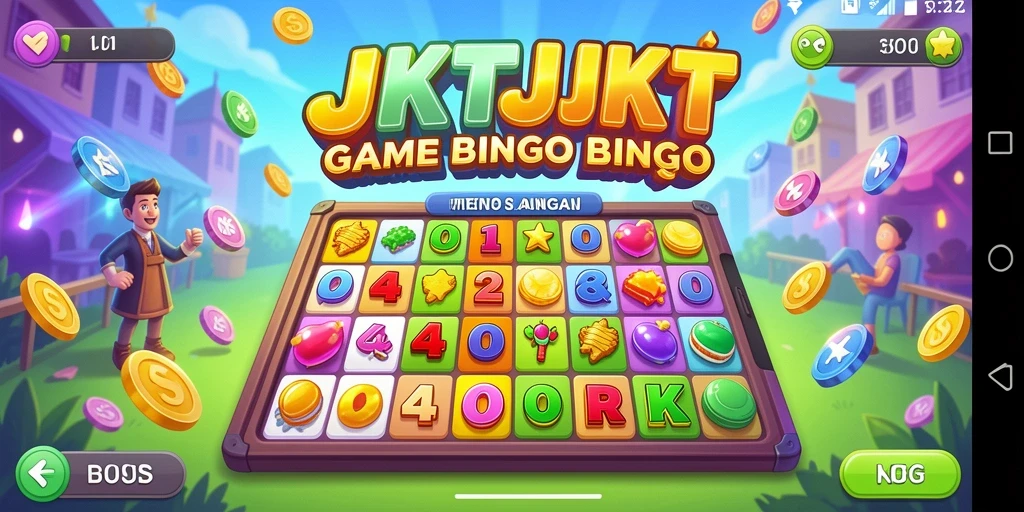 Screenshot menampilkan gameplay menarik di JKTJKT dengan suasana Bingo yang seru.