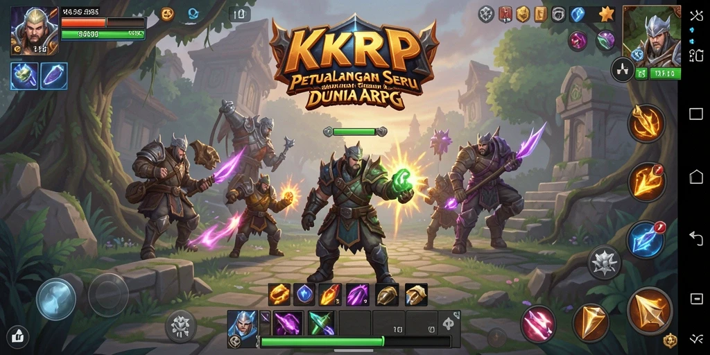 Screenshot gameplay <strong>KKRP</strong> yang menampilkan aksi pertarungan yang mendebarkan.